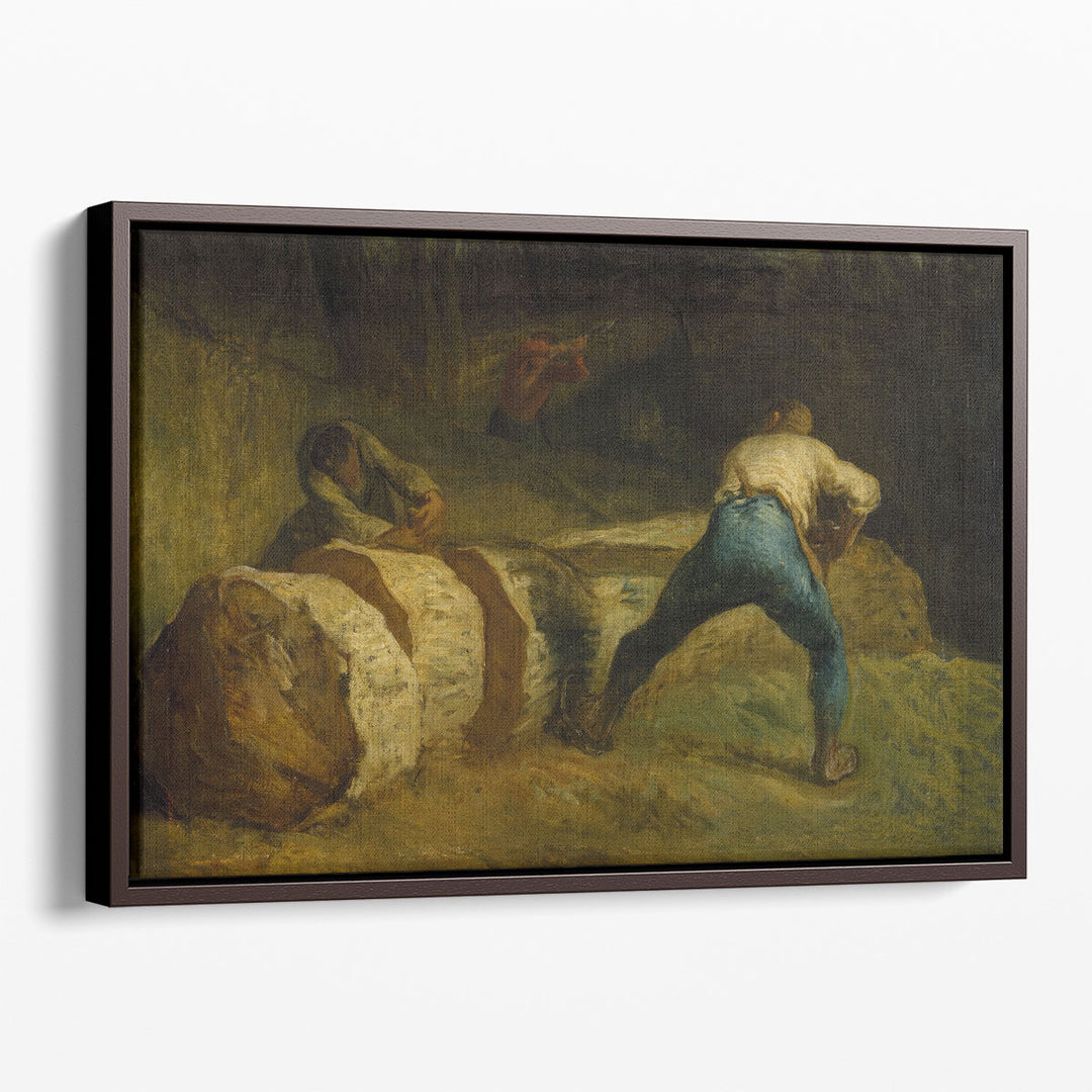 The Wood Sawyers - Canvas Print Wall Art