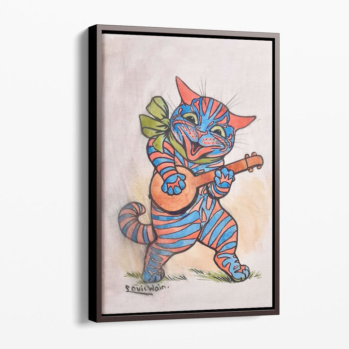 Louis Wain Cat - Canvas Print Wall Art