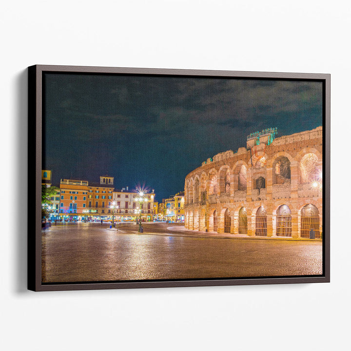 Ancient Amphitheater Arena, Verona, Italy - Canvas Print Wall Art