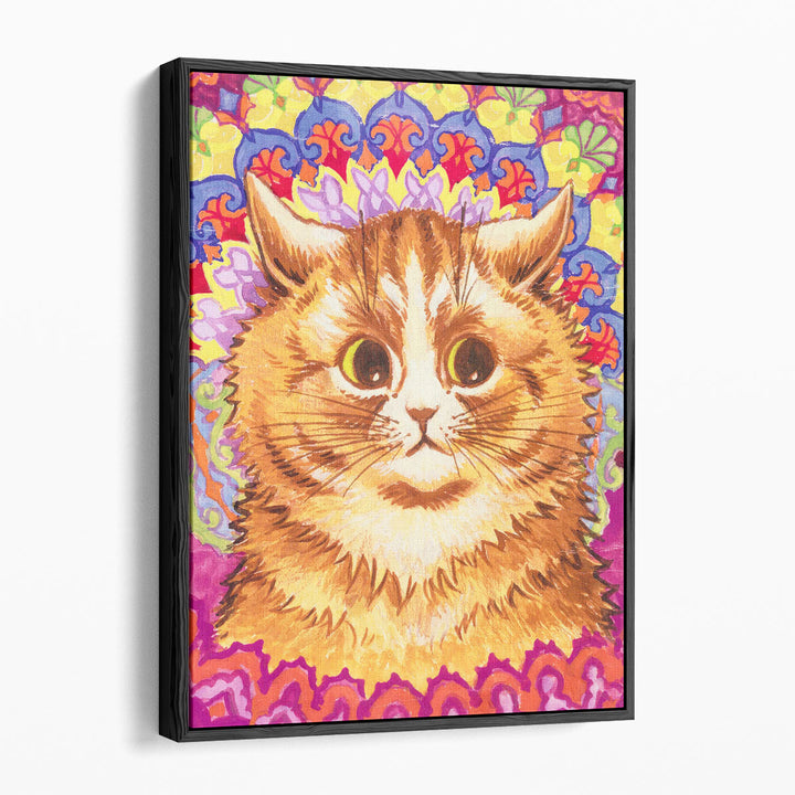 A Psychotic Cat - Canvas Print Wall Art
