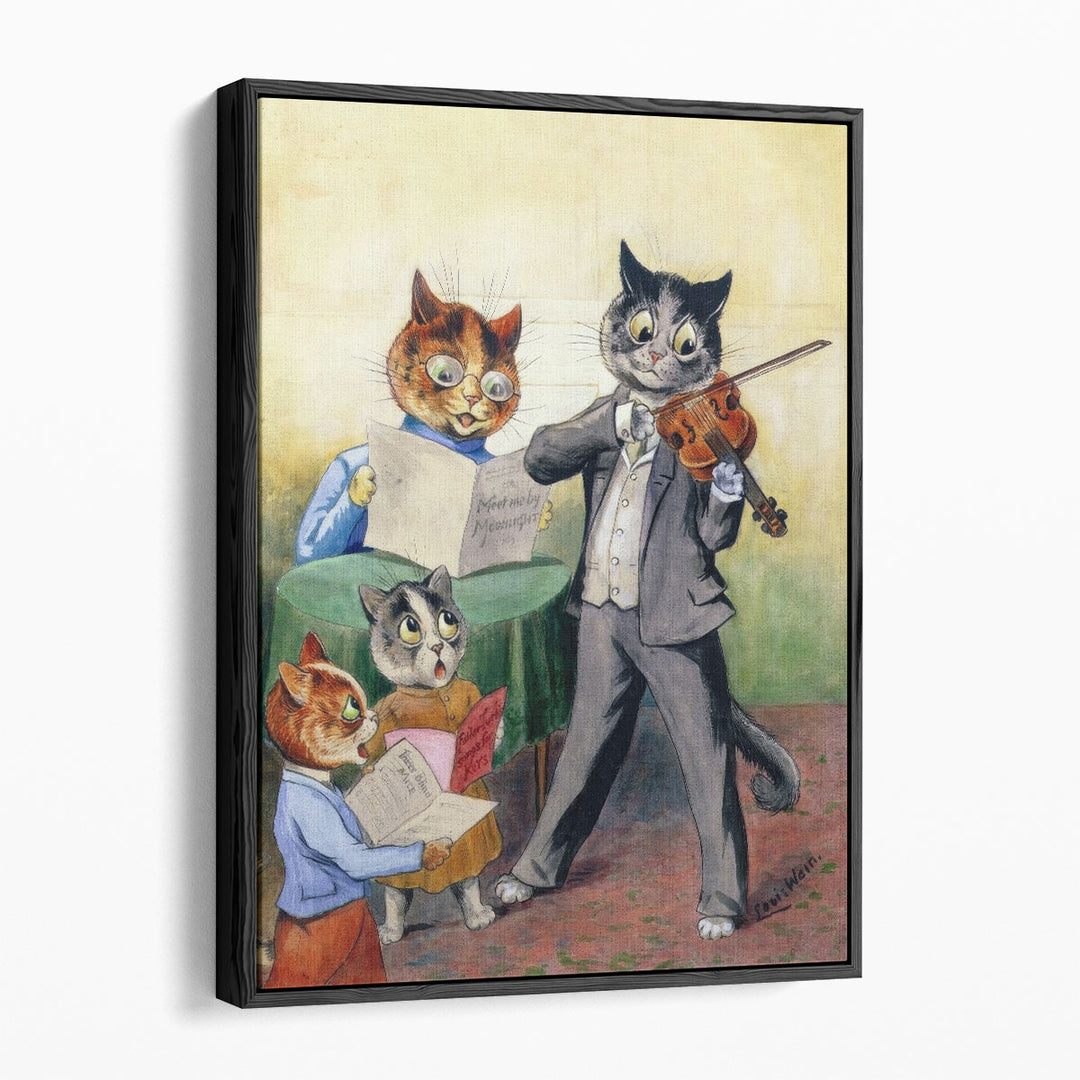 The Mewsical Family - Canvas Print Wall Art