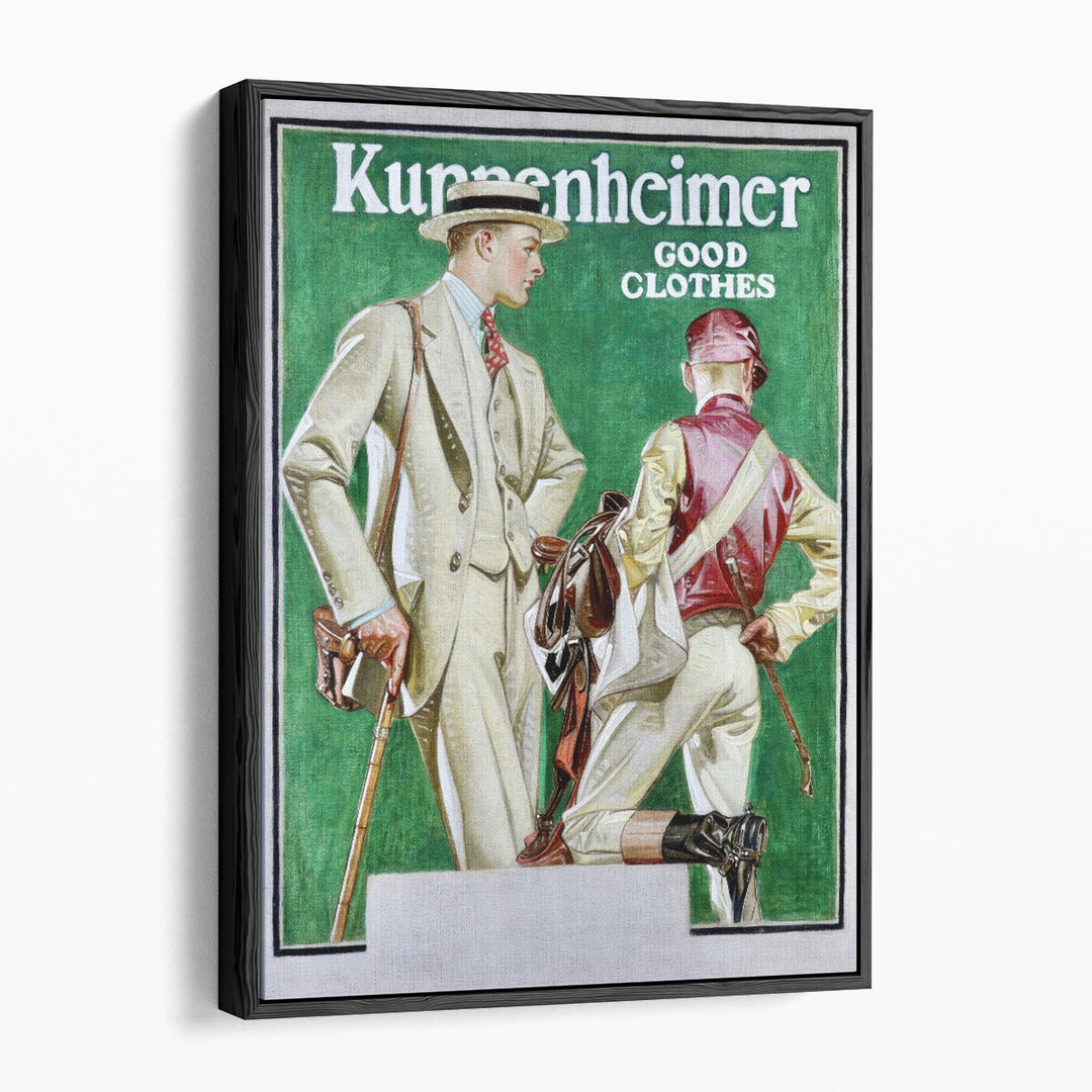 Kuppenheimer Good Clothes, Lot No. 943 - Canvas Print Wall Art