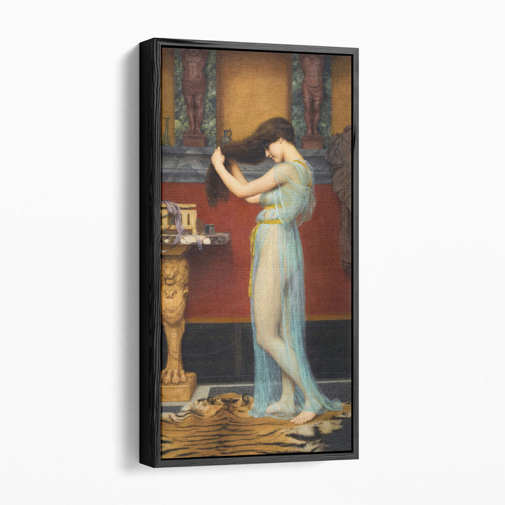 Preparing for the Bath - Canvas Print Wall Art