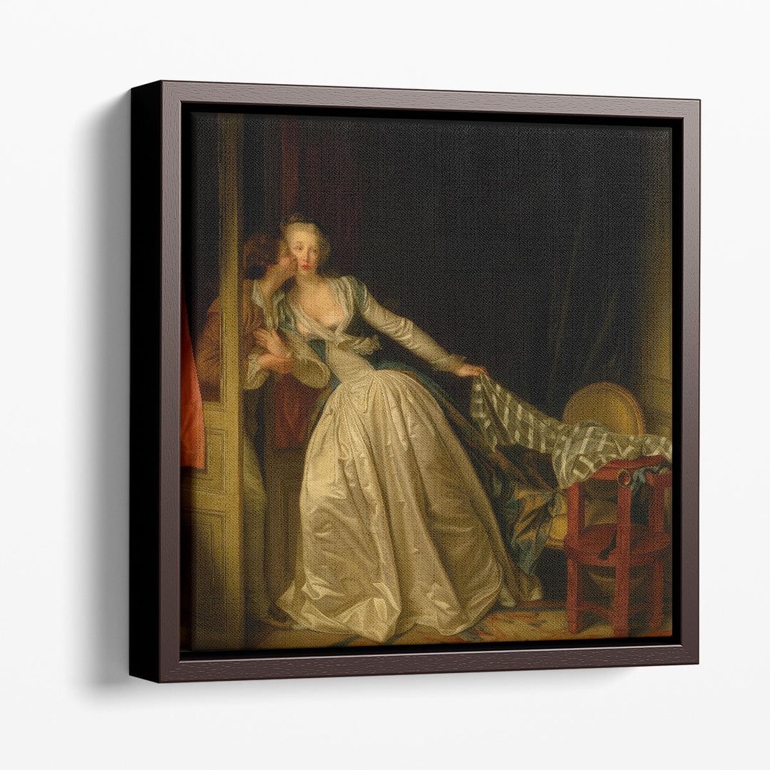 The Stolen Kiss - Canvas Print Wall Art