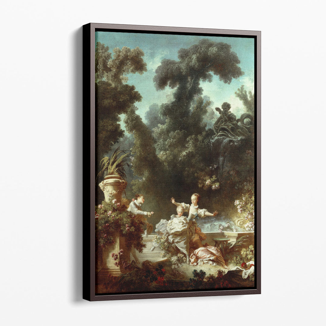 The Progress of Love, The Pursuit - Canvas Print Wall Art