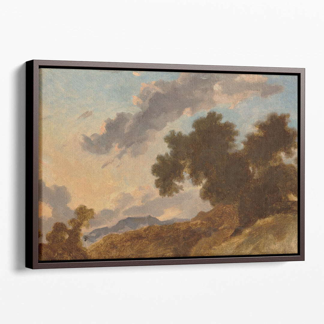Mountain Landscape at Sunset - Canvas Print Wall Art