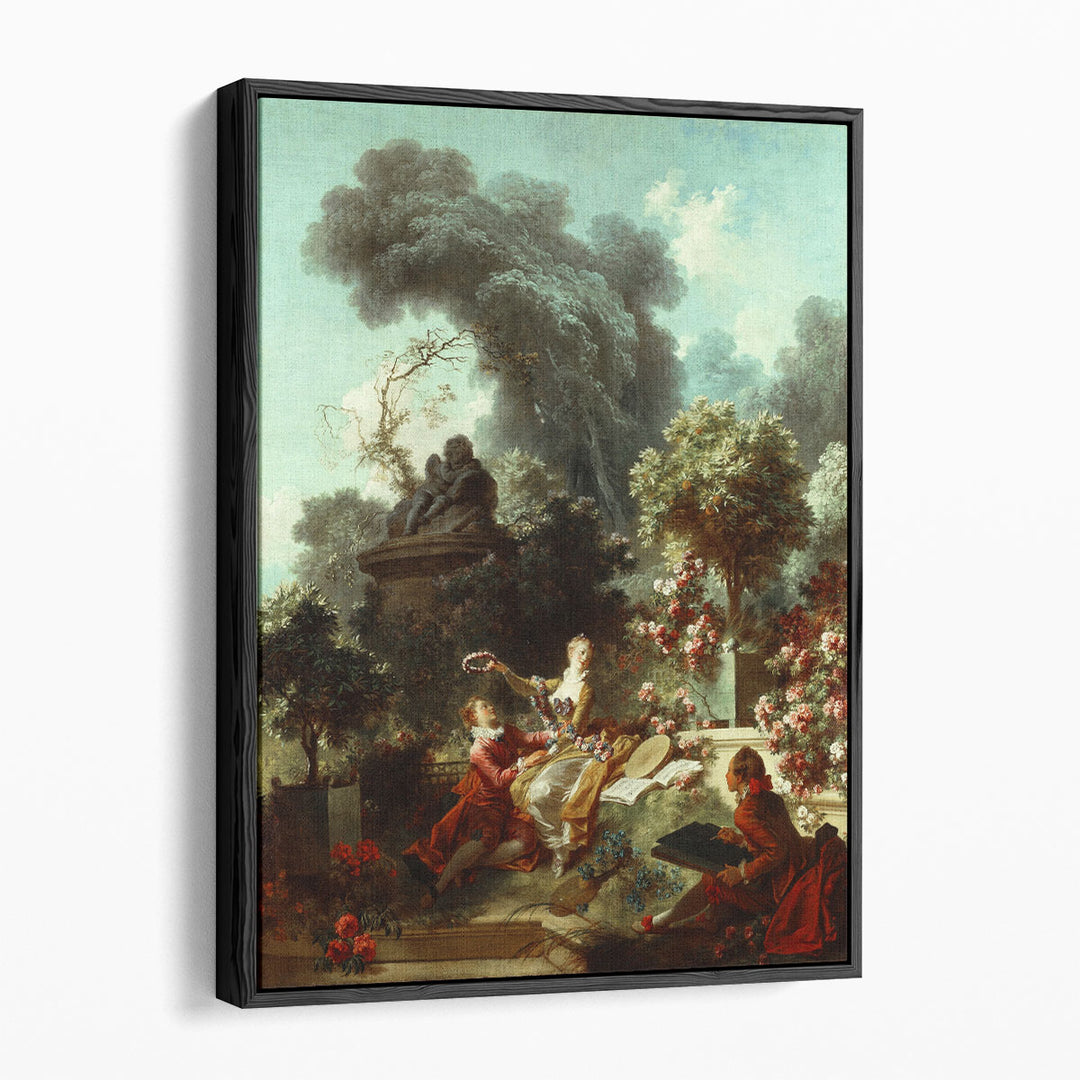 The Progress of Love, The Lover Crowned - Canvas Print Wall Art