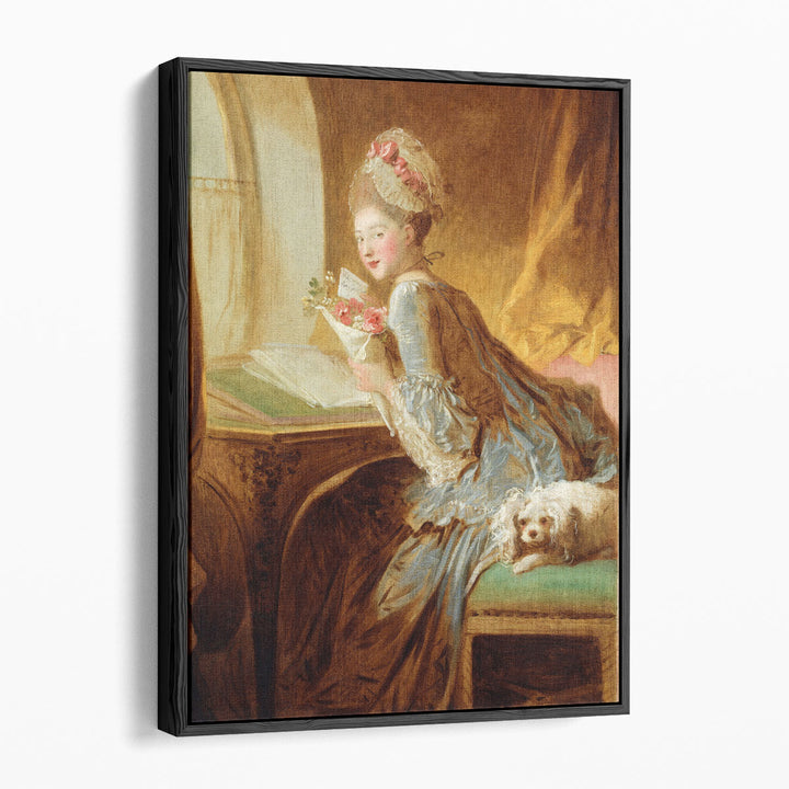 The Love Letter Jean-Honoré Fragonard - Canvas Print Wall Art