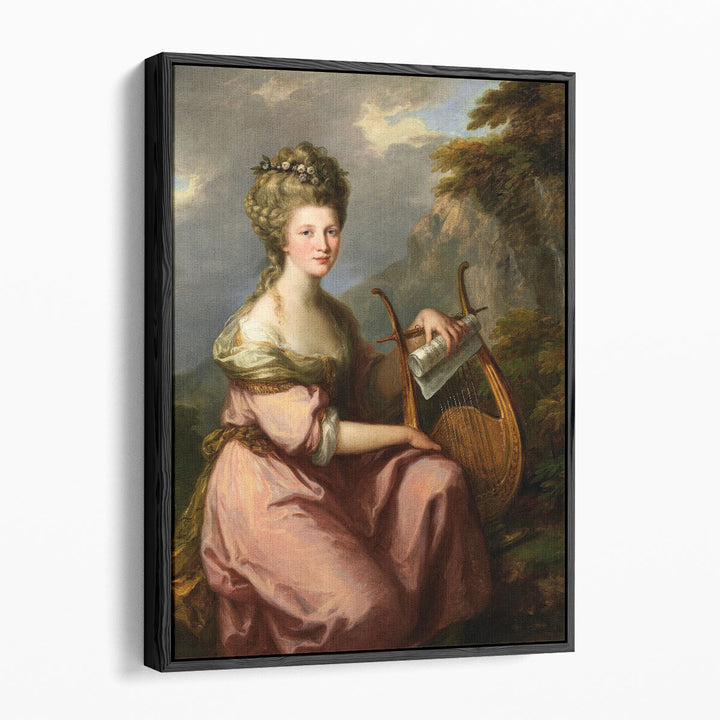 Portrait of Sarah Harrop as a Muse - Canvas Print Wall Art