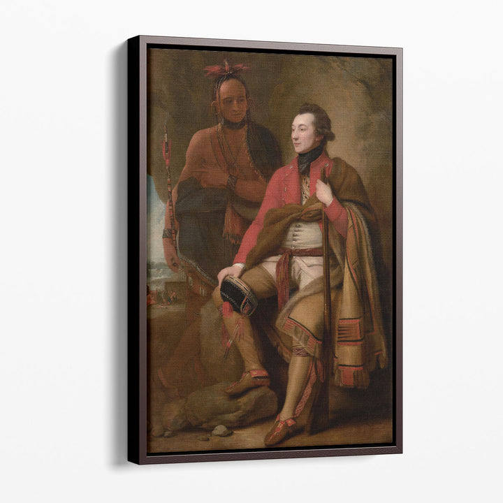 Colonel Guy Johnson and Karonghyontye, 1776 - Canvas Print Wall Art