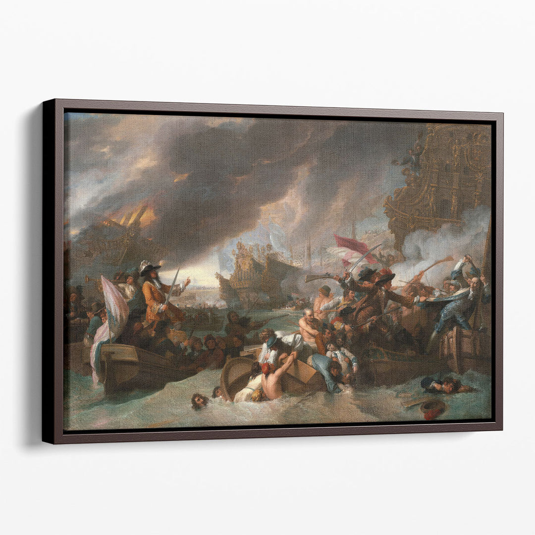 The Battle of La Hogue - Canvas Print Wall Art