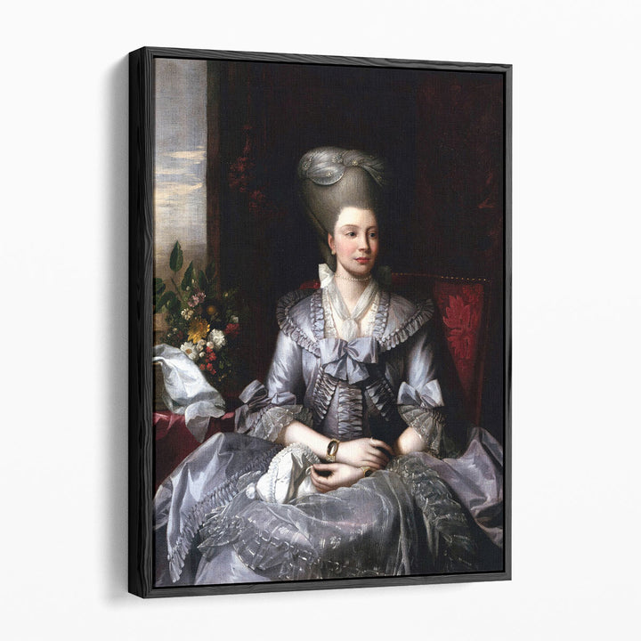 Portrait of Queen Charlotte - Canvas Print Wall Art