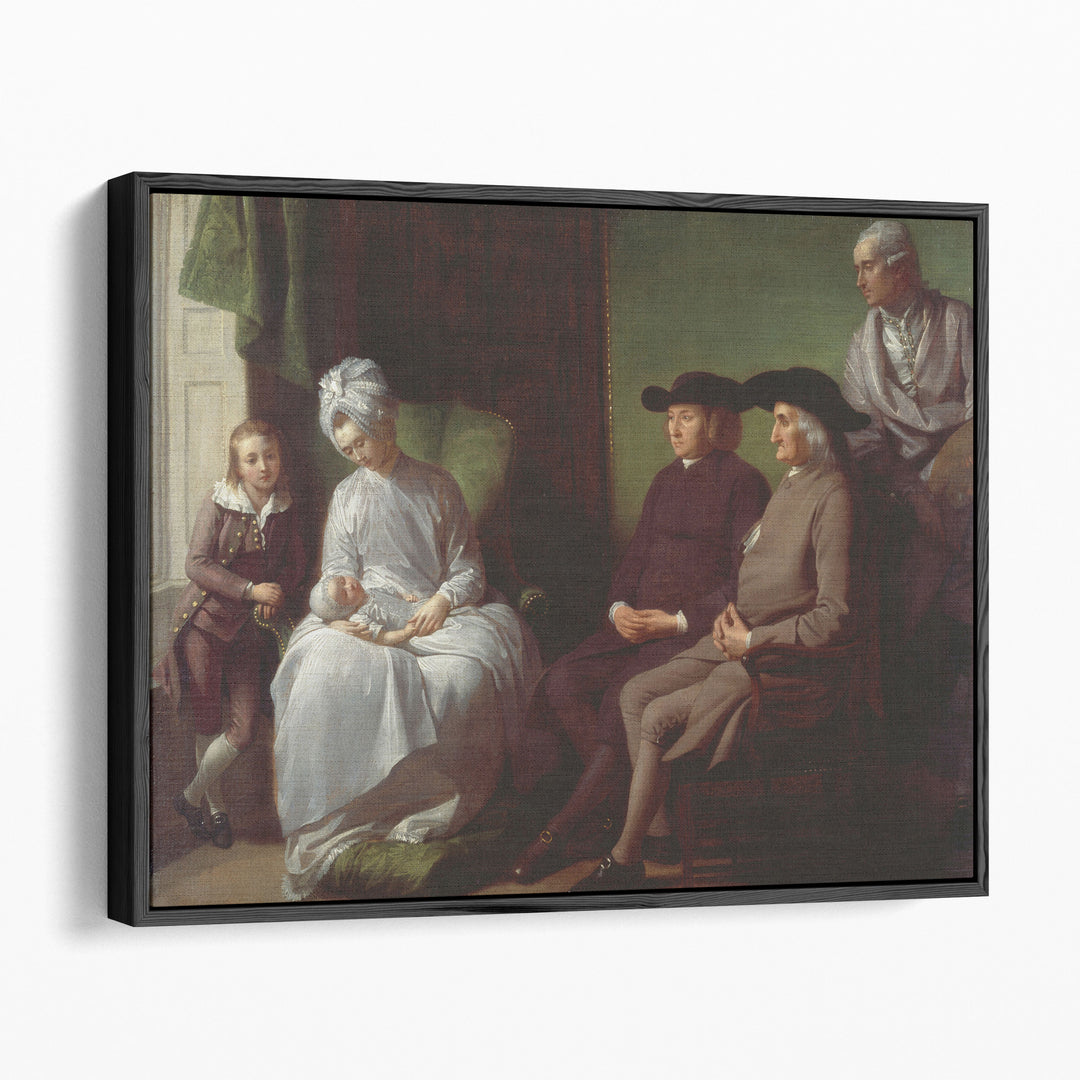 The Artist and His Family - Canvas Print Wall Art