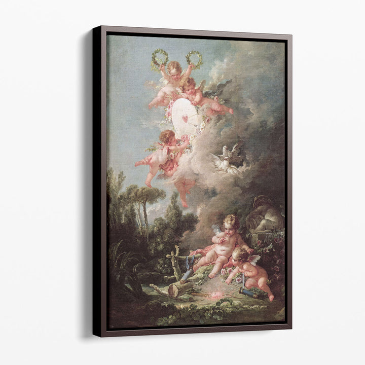Cupid's Target - Canvas Print Wall Art