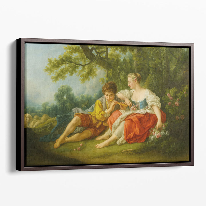 Shepherd Piping to a Shepherdess - Canvas Print Wall Art