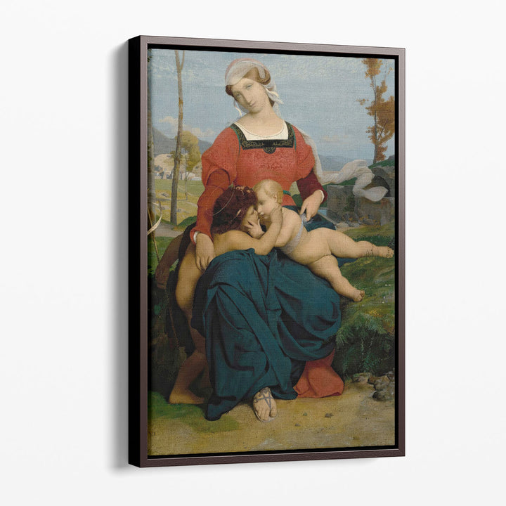 La Vierge, Lenfant Jesus Et Saint Jean, 1848 - Canvas Print Wall Art