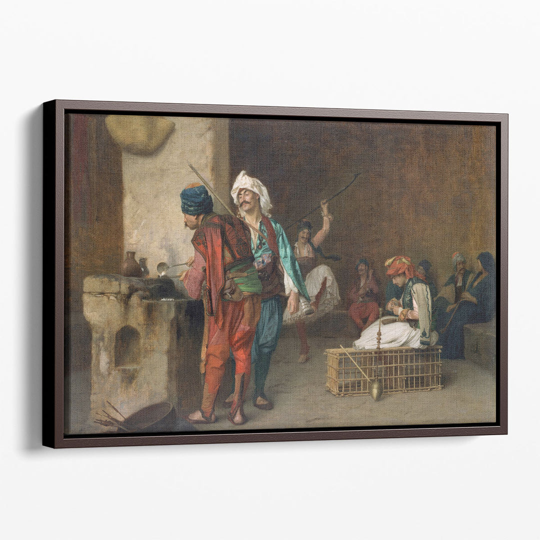 Cafe House, Cairo, Casting Bullets - Canvas Print Wall Art