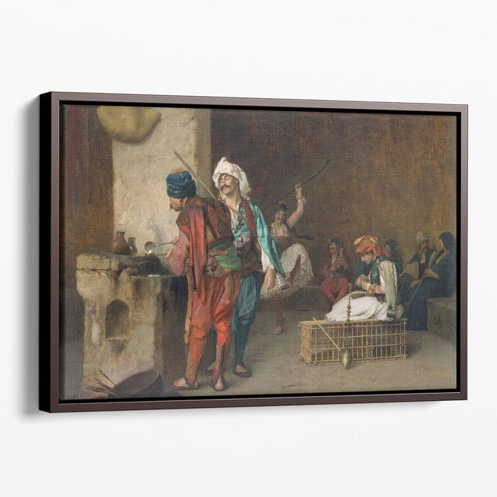 Cafe House, Cairo, Casting Bullets - Canvas Print Wall Art