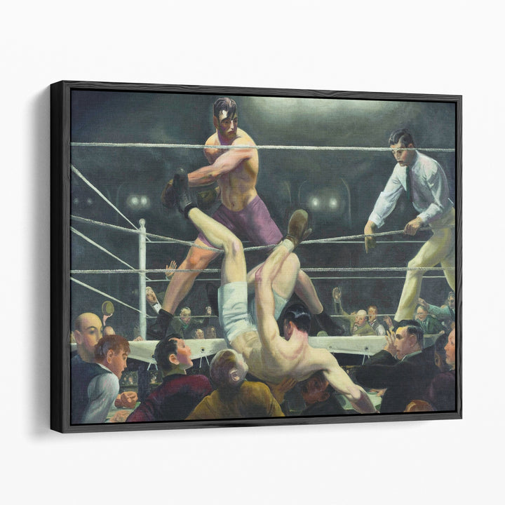Dempsey and Firpo, 1924 - Canvas Print Wall Art