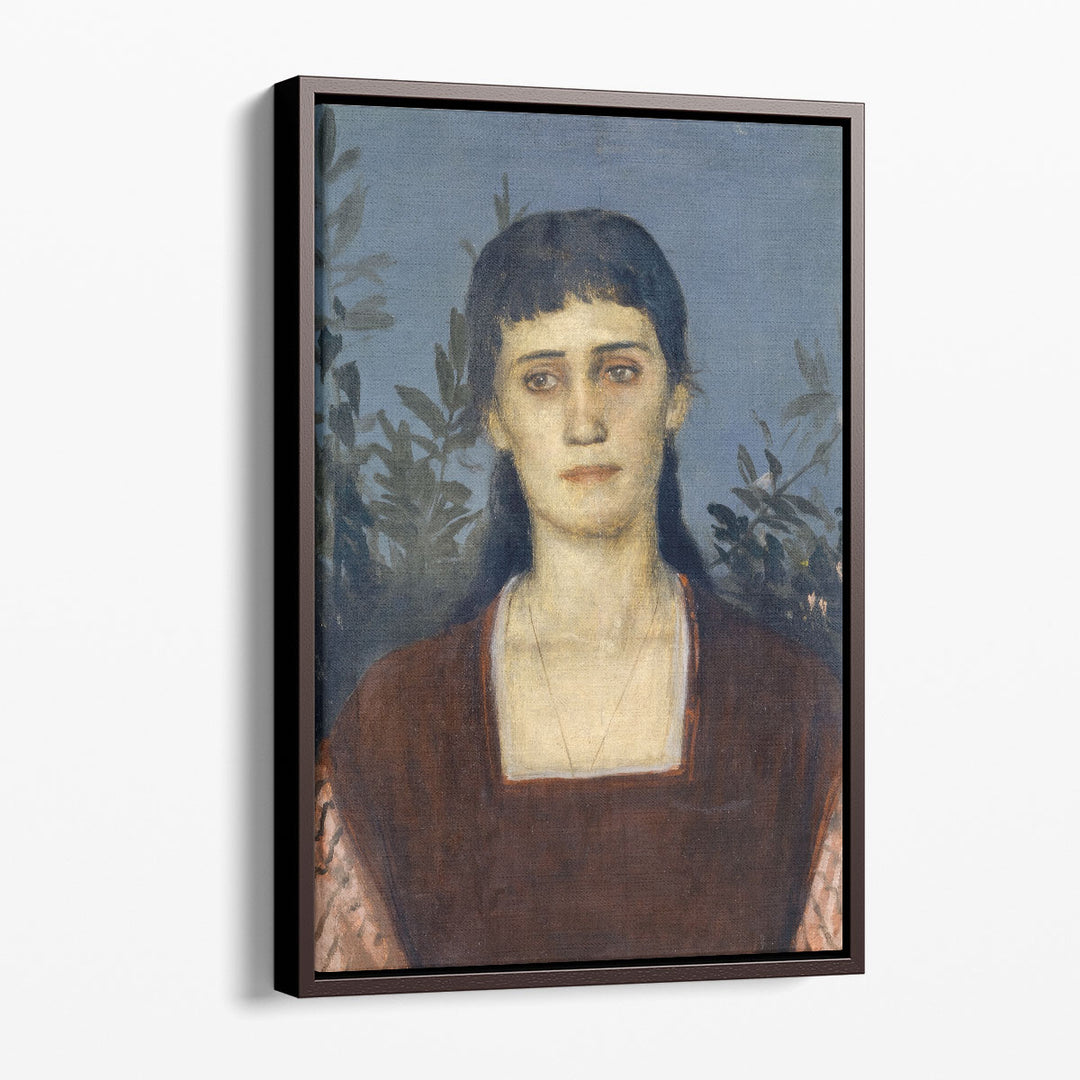 Portrait of Clara Bruckmann-Böcklin, Eldest Daughter of the Artist, 1876 - Canvas Print Wall Art