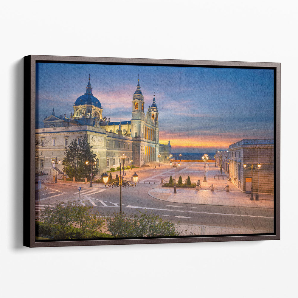 Santa Maria La Real De La Almudena Cathedral, Madrid, Spain - Canvas Print Wall Art