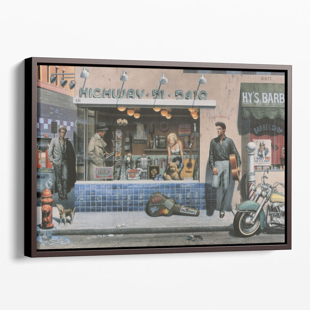 Highway 51 - Canvas Print Wall Art