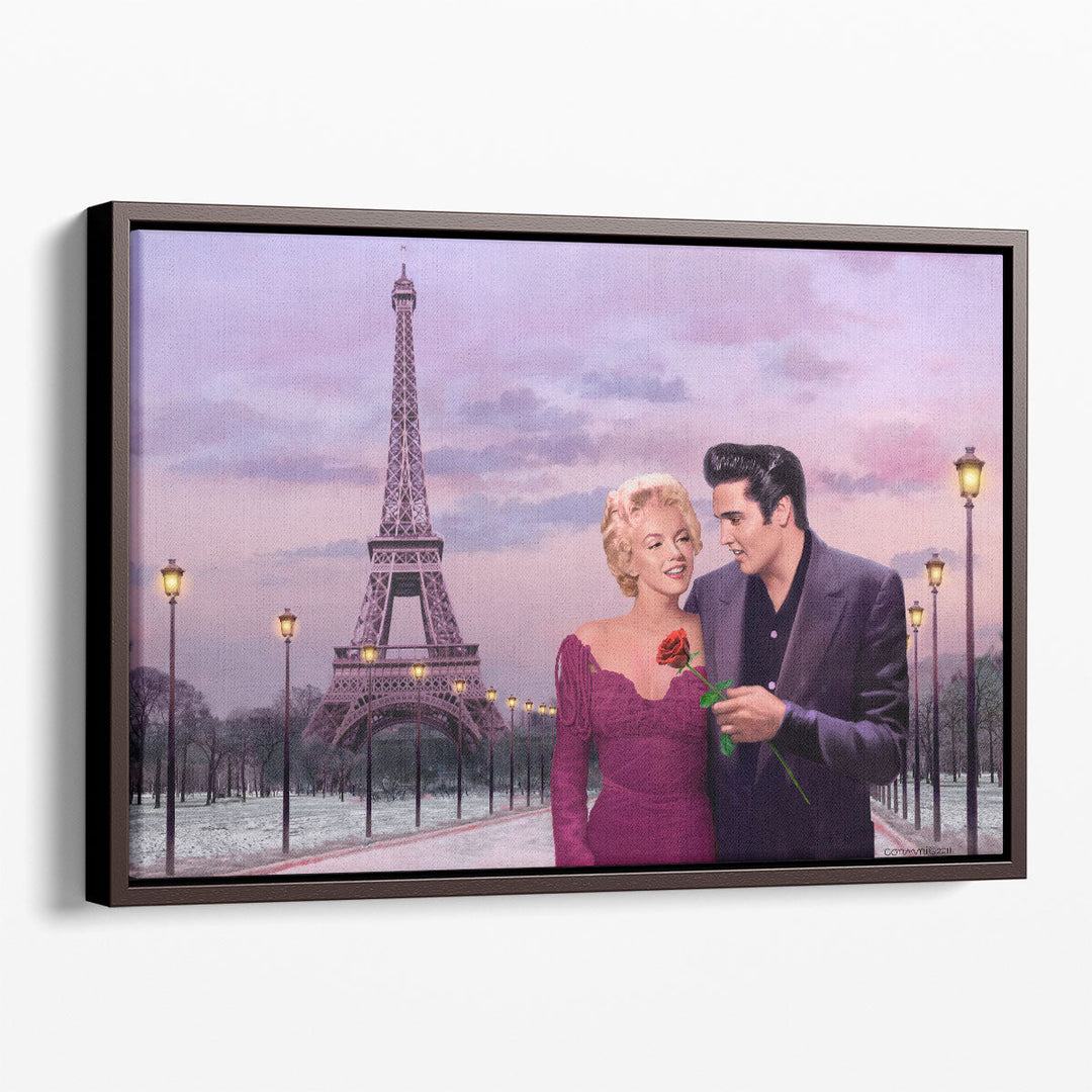 Paris Sunset - Canvas Print Wall Art