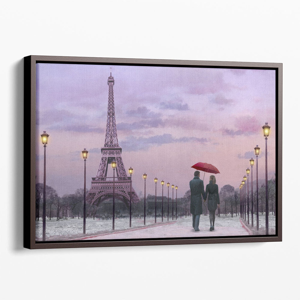 Red Umbrella - Canvas Print Wall Art