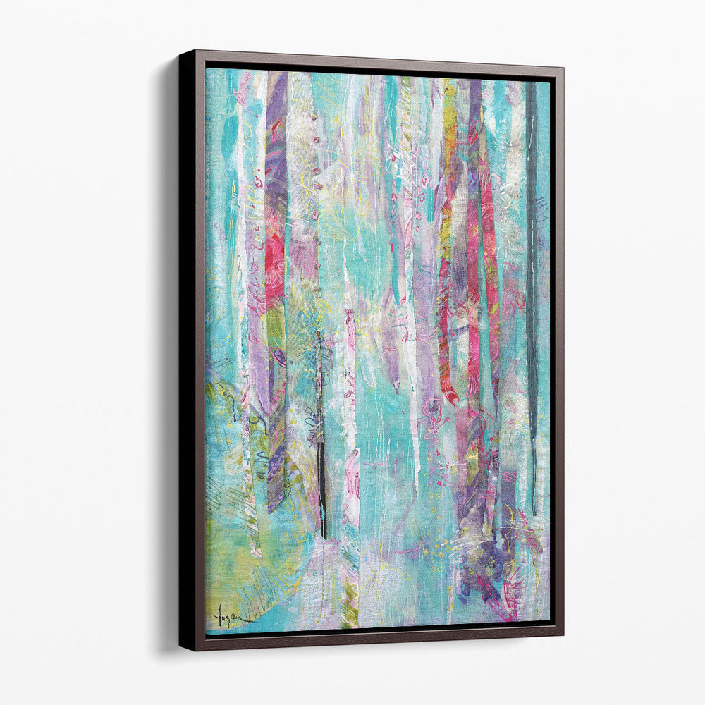 Bloom Shimmer Sparkle I - Canvas Print Wall Art