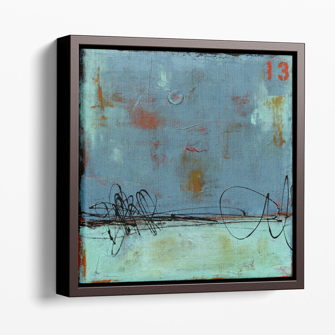 Blue Bay Marina I - Canvas Print Wall Art