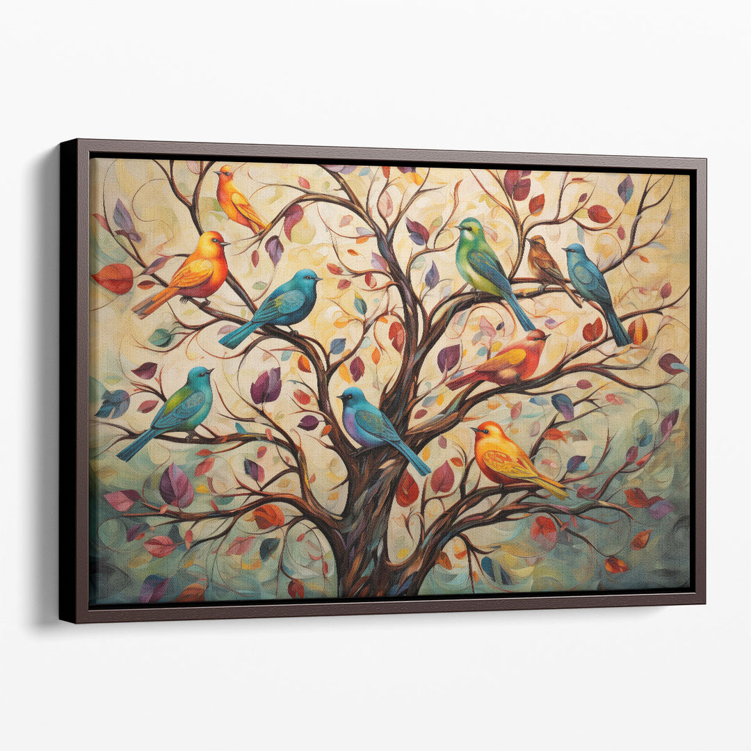 Feathered Flock Fantasy 2 - Canvas Print Wall Art