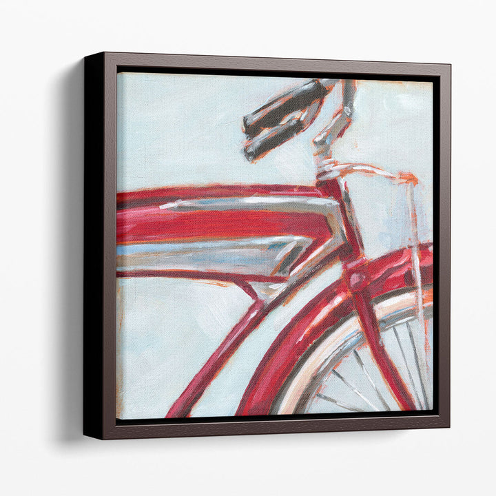 Retro Cycle I - Canvas Print Wall Art