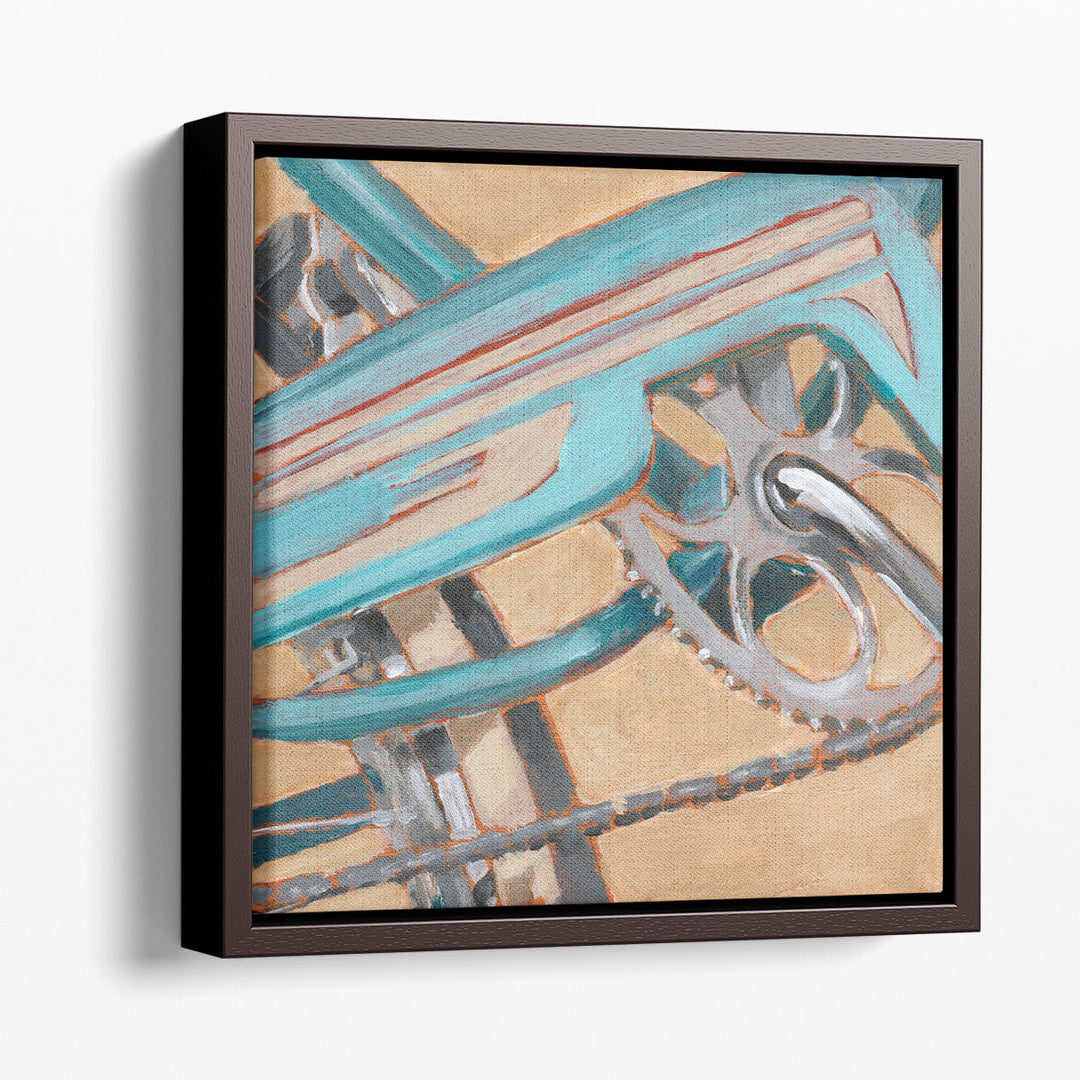 Retro Cycle III - Canvas Print Wall Art