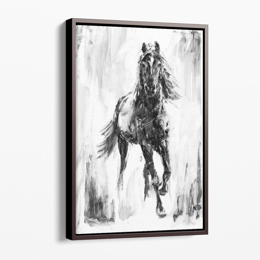 Rustic Stallion I - Canvas Print Wall Art