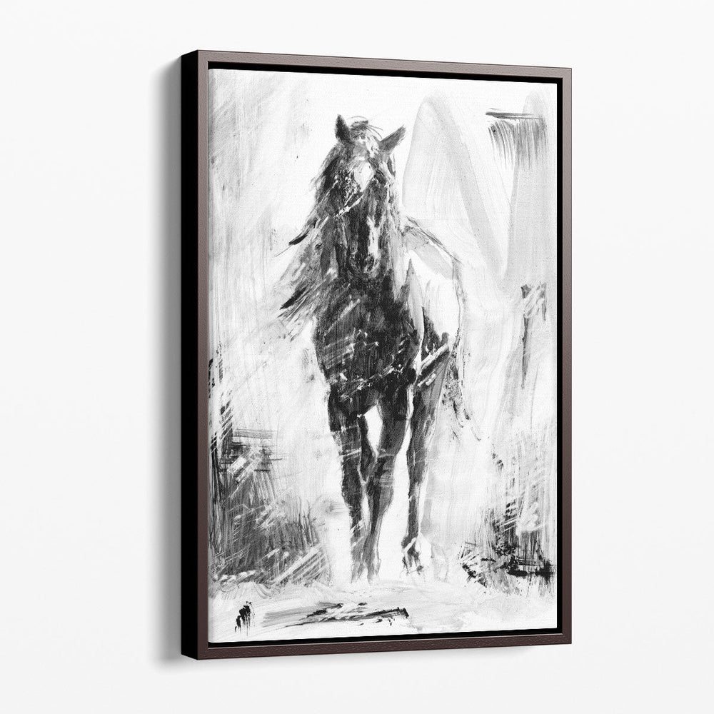 Rustic Stallion II - Canvas Print Wall Art