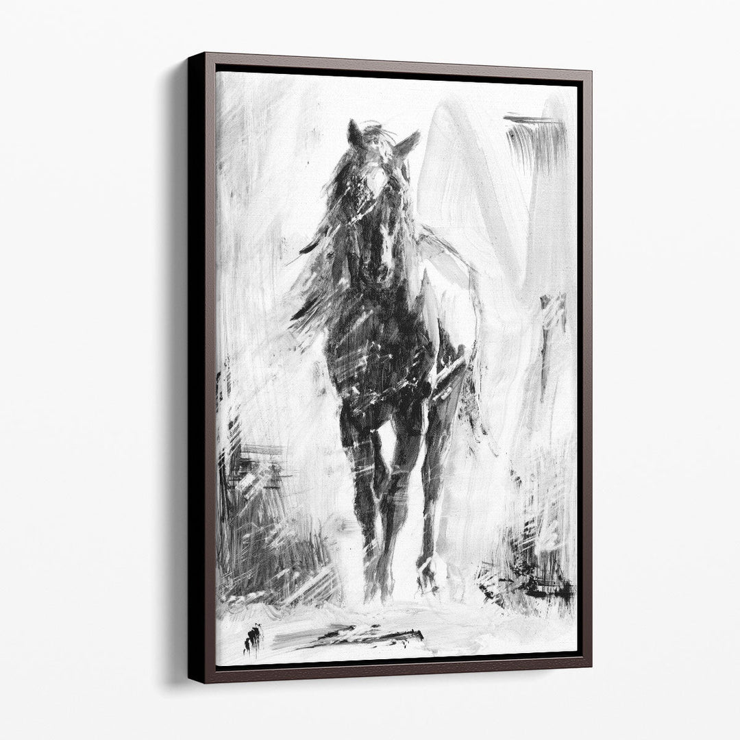 Rustic Stallion II - Canvas Print Wall Art