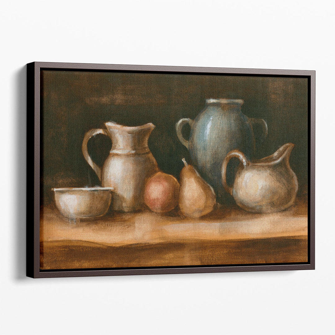 Earthenware and Fruit I - Canvas Print Wall Art