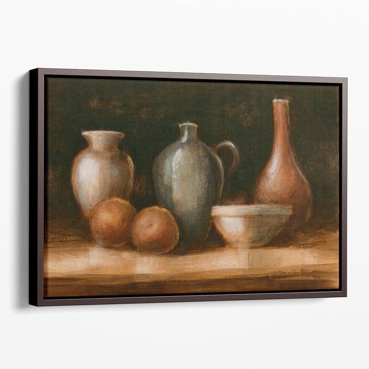 Earthenware and Fruit II - Canvas Print Wall Art