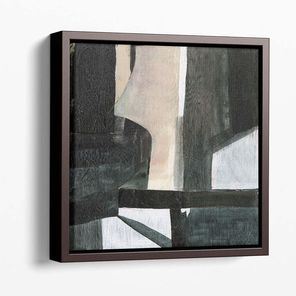 Deconstructed Ebony I - Canvas Print Wall Art