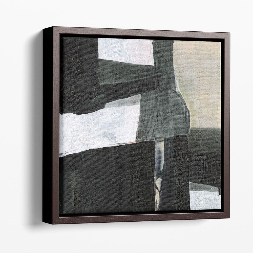 Deconstructed Ebony II - Canvas Print Wall Art