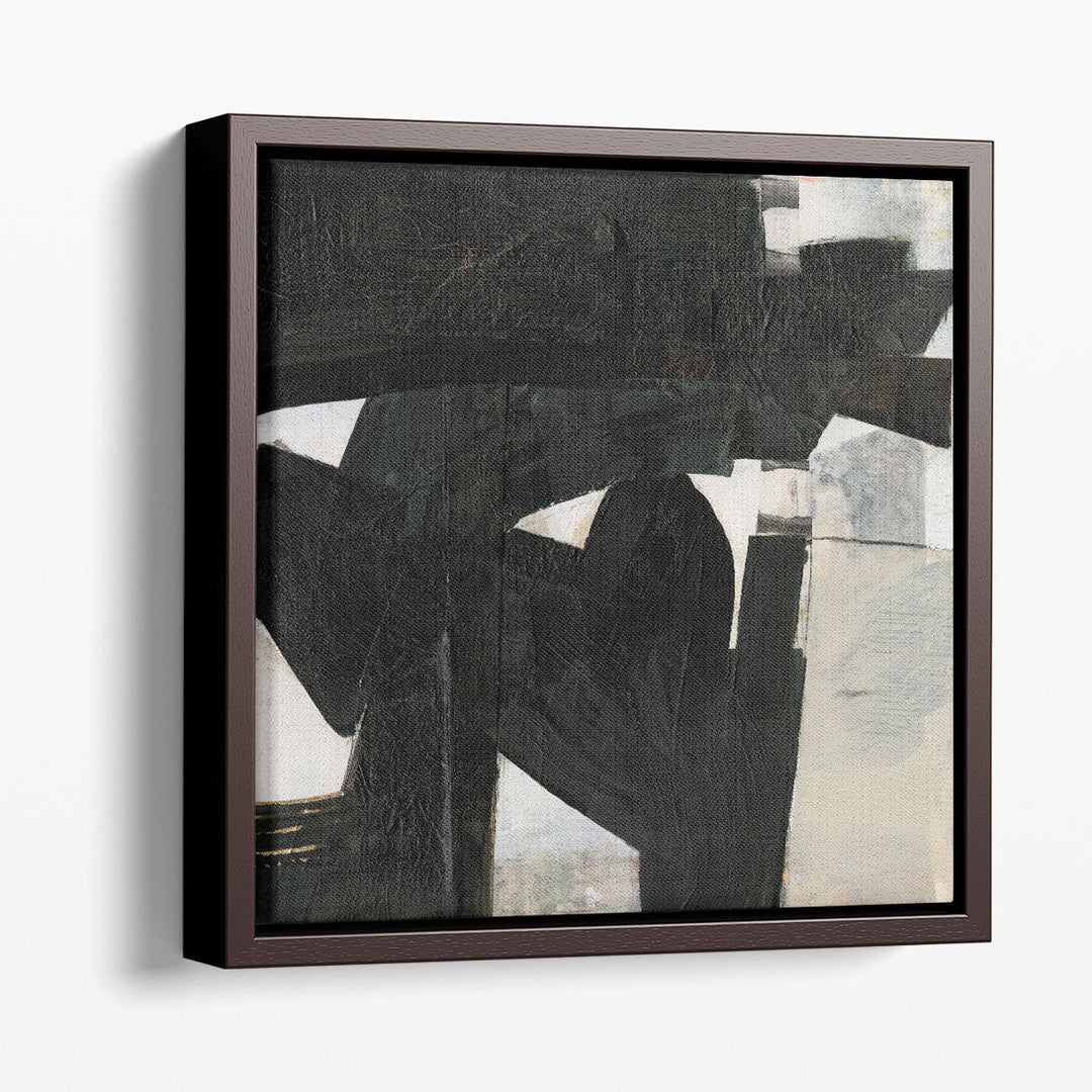 Deconstructed Ebony III - Canvas Print Wall Art