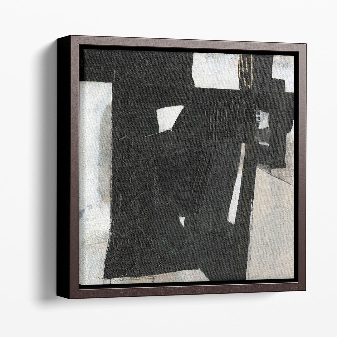 Deconstructed Ebony IV - Canvas Print Wall Art