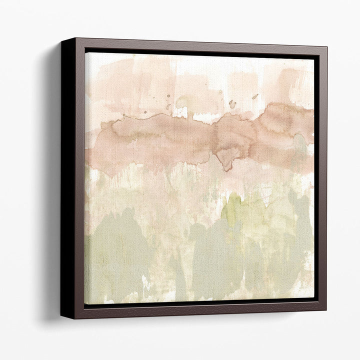 Dusty Blush and Olive II - Canvas Print Wall Art