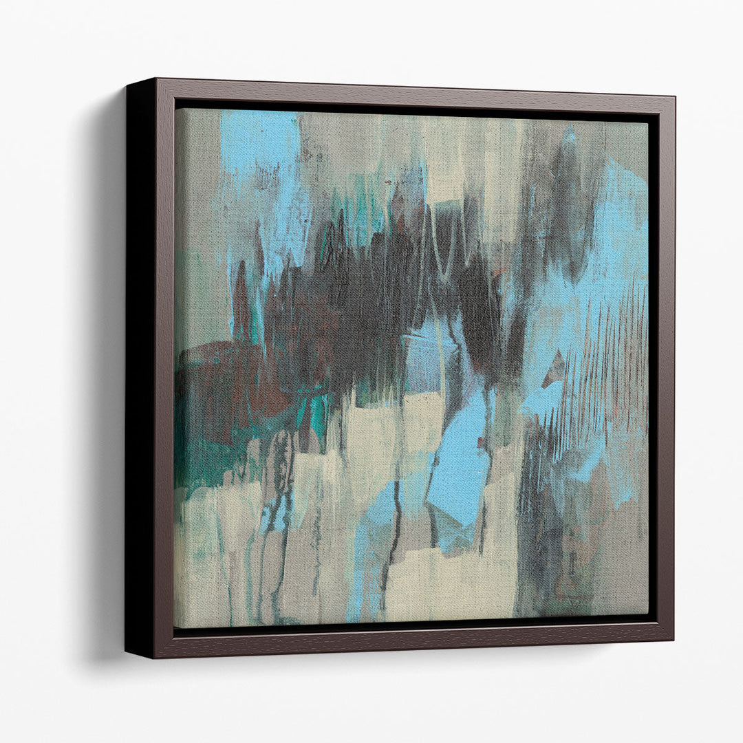 Ocean Blue Abstract I - Canvas Print Wall Art