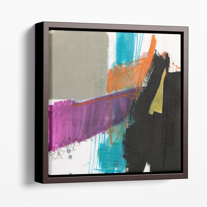 Primary Action V - Canvas Print Wall Art