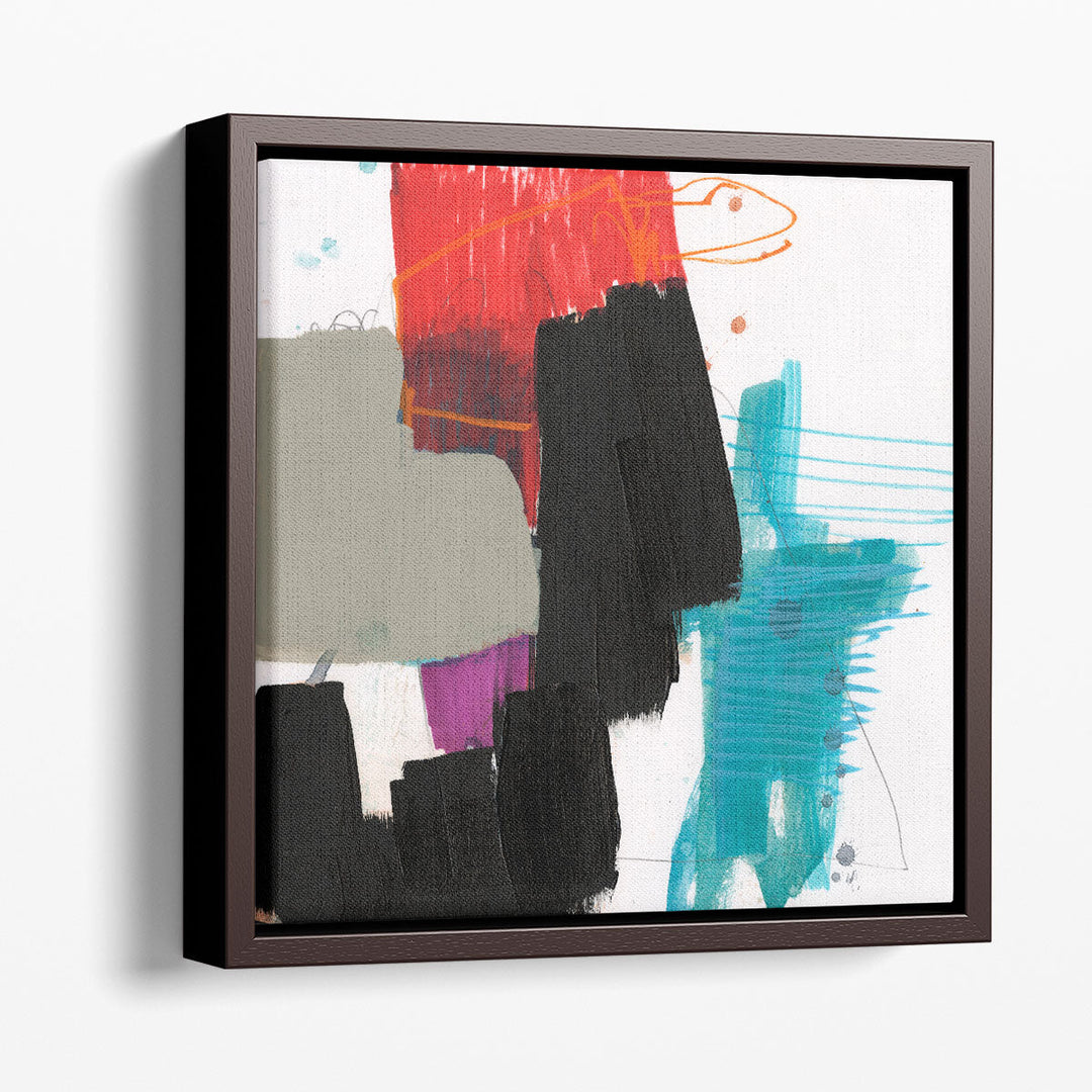 Primary Action VI - Canvas Print Wall Art