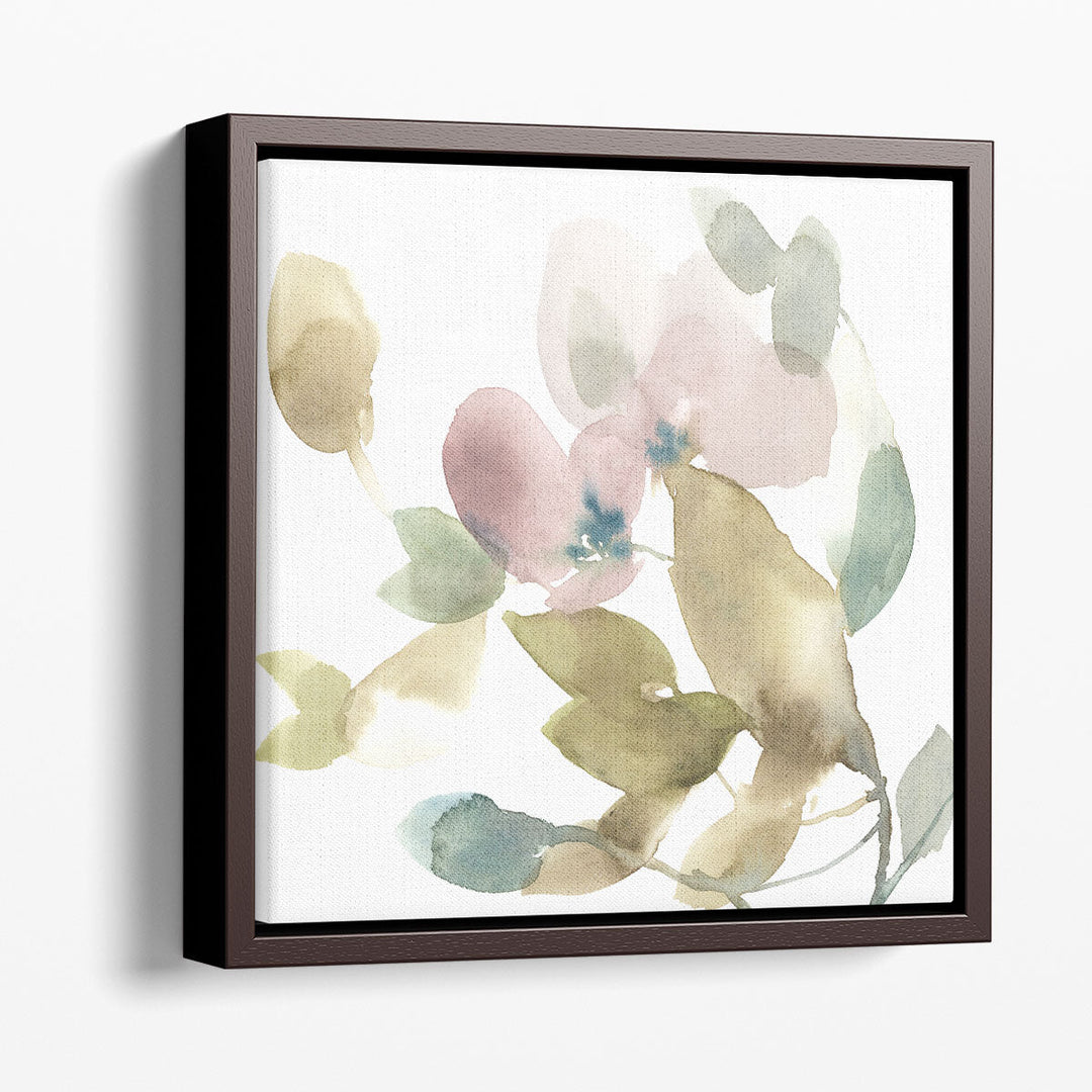 Sweet Petals and Leaves I - Canvas Print Wall Art