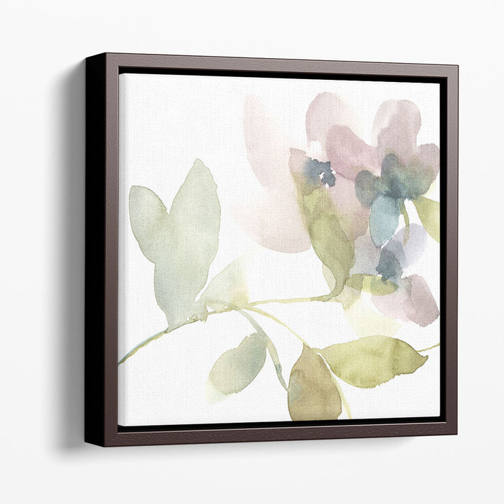 Sweet Petals and Leaves II - Canvas Print Wall Art