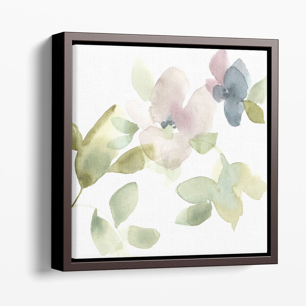 Sweet Petals and Leaves III - Canvas Print Wall Art