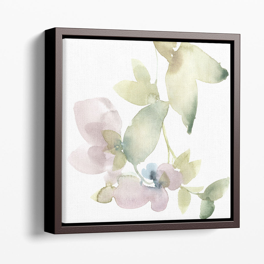 Sweet Petals and Leaves V - Canvas Print Wall Art